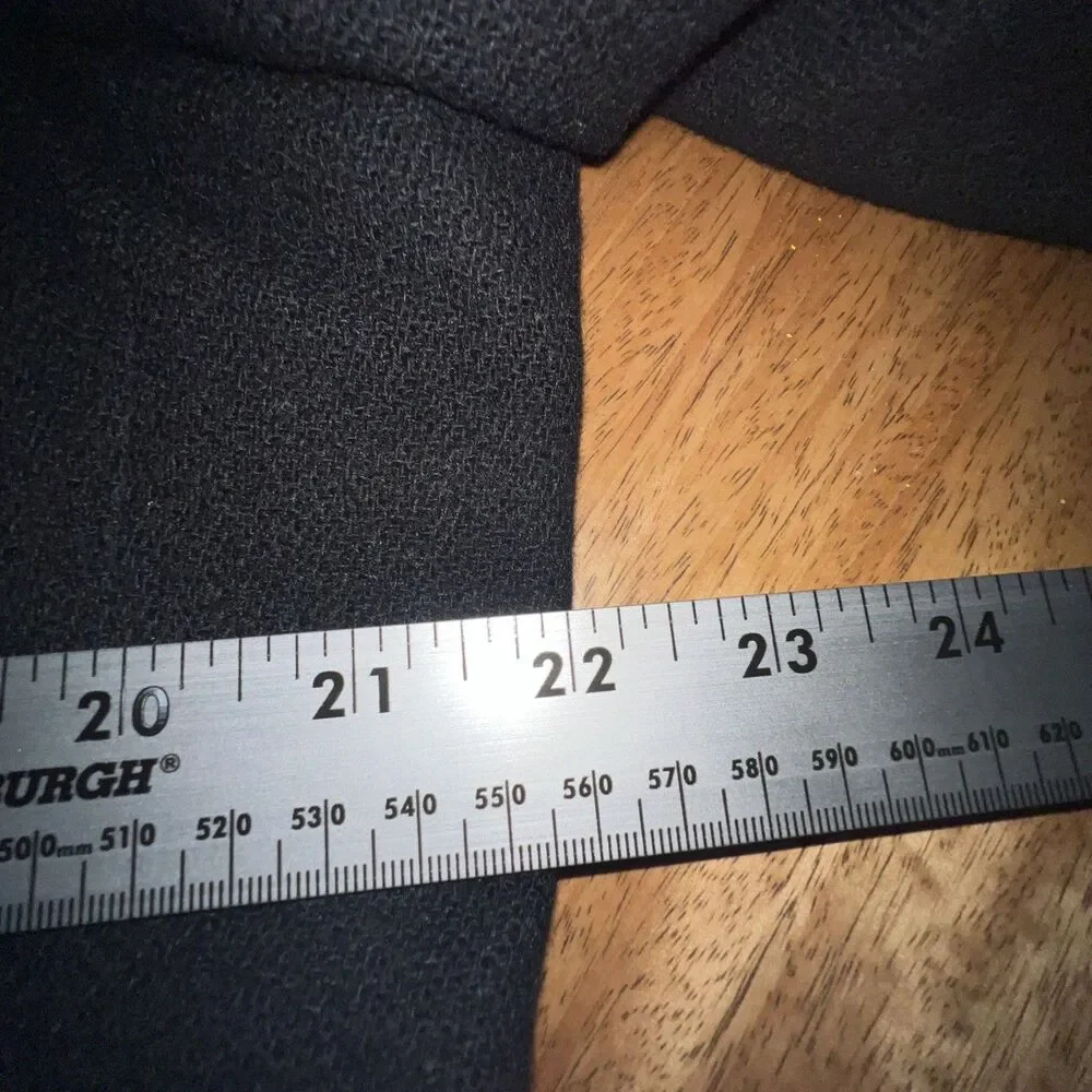 Haggar City Casuals Men’s Black Blazer‎ 44L Long Vintage Sport Coat